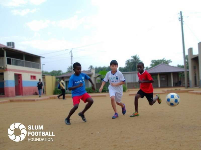 Teenage girls playing football